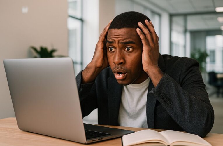 MY COLLEAGUE SENT RESIGNATION LETTER TO HR USING MY EMAIL BUT NO ONE BELIEVED ME- ANGRY MAN SHARES