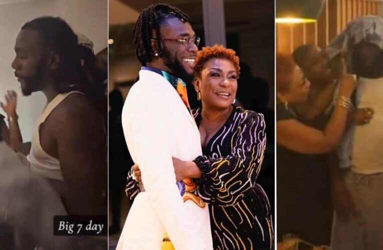 BURNA BOY’S MOTHER SAYS “WE WANT A WIFE, NOT A CAR” AS SINGER GETS EMOTIONAL DURING 35TH BIRTHDAY SURPRISE